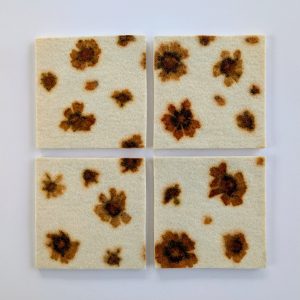 Wool Coasters - Set of 4 - Coreopsis