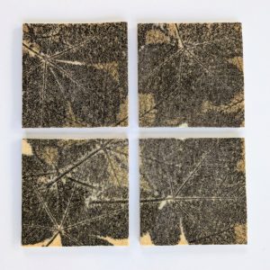 Wool Coasters - Set of 4 - Chestnut