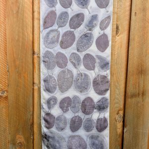 Silk Scarf - Smokebush Checkerboard