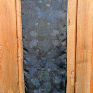 Silk Scarf - Moody Indigo Bursts