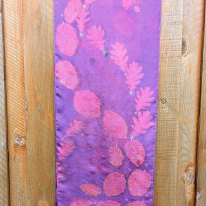Silk Scarf - Cochineal & Oak