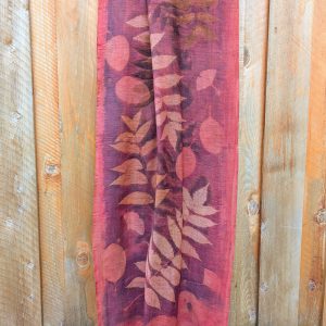 Wool Scarf - Sumac & Smokebush